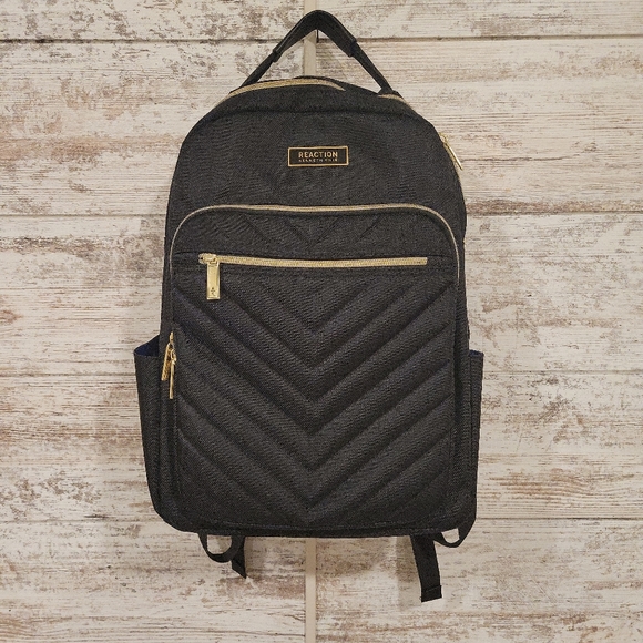 Kenneth Cole- Black Backpack - Picture 1 of 3